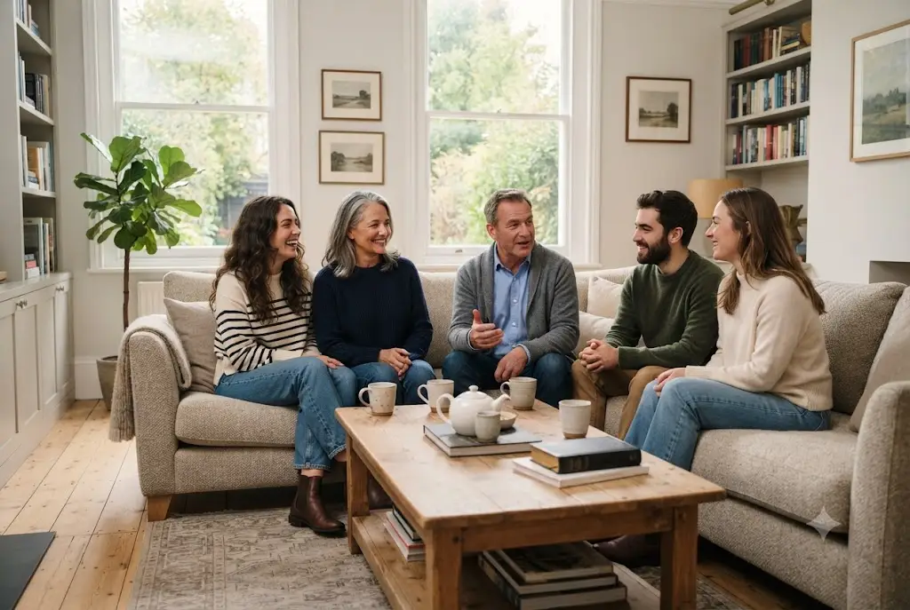 Healthy relationship built through trust, respect and loving family communication