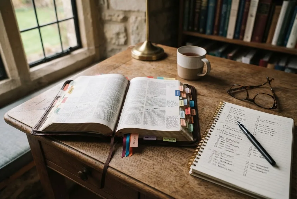Books of the Bible in order arranged for Bible study