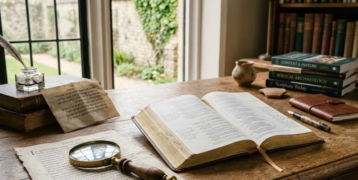 Is the Bible true represented by an open Bible and historical manuscript research