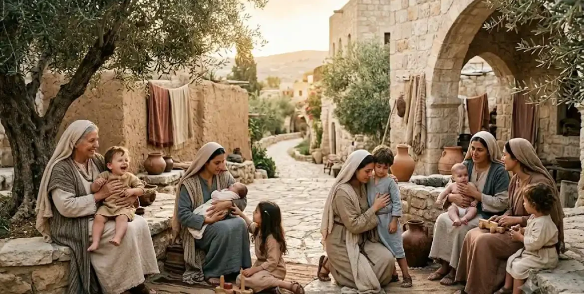 Mothers in the Bible showing examples of biblical motherhood and faith