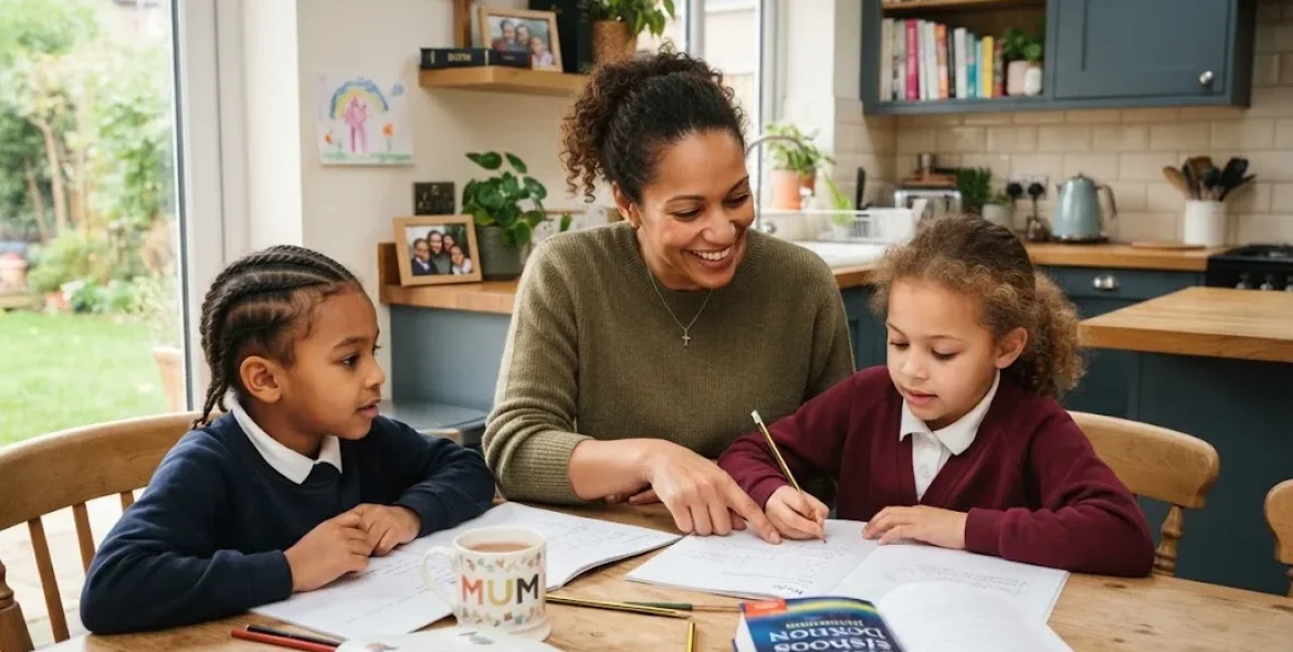 Single parenting in a Christian family with children at home