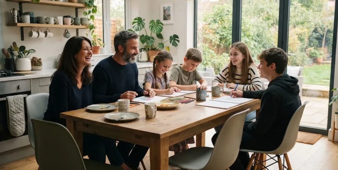What is a blended family with parents, stepchildren and siblings?